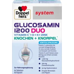 DOPPELHERZ Glucosamin 1200 Duo system Kombipackung 120 Stück