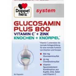 DOPPELHERZ Glucosamin Plus 800 system Kapseln 60 Stück