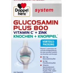 DOPPELHERZ Glucosamin Plus 800 system Kapseln 120 Stück