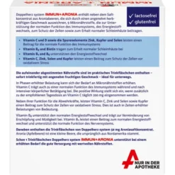 DOPPELHERZ Immun+Aronia system Ampullen 10 Stück