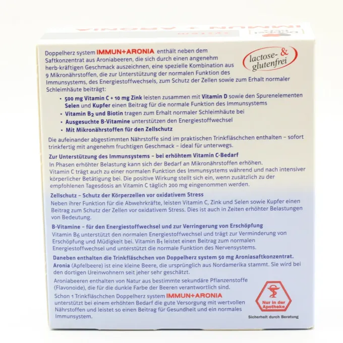 DOPPELHERZ Immun+Aronia system Ampullen 10 Stück