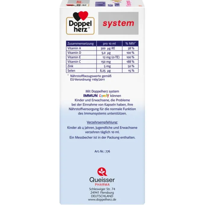 DOPPELHERZ Immun flüssig family system 250 ml