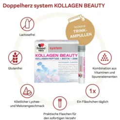 DOPPELHERZ Kollagen Beauty system Trinkfläschchen 10 Stück