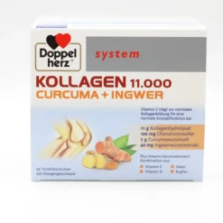 DOPPELHERZ Kollagen 11.000 Curcuma+Ingw.system TRA 30 Stück