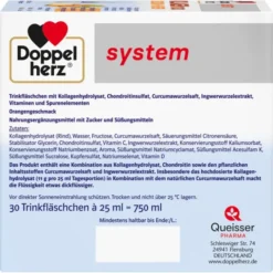 DOPPELHERZ Kollagen 11.000 Curcuma+Ingw.system TRA 30 Stück