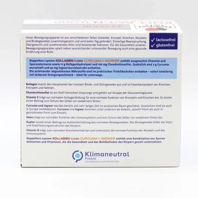 DOPPELHERZ Kollagen 11.000 Curcuma+Ingw.system TRA 30 Stück