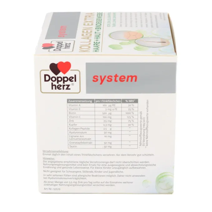DOPPELHERZ Kollagen Extra system Trinkampullen Set 2x30St