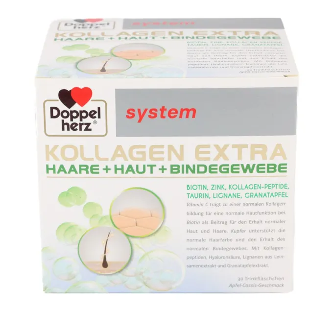DOPPELHERZ Kollagen Extra system Trinkampullen Set 2x30St