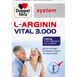 DOPPELHERZ L-Arginin Vital 3.000 system Kapseln 120 Stück