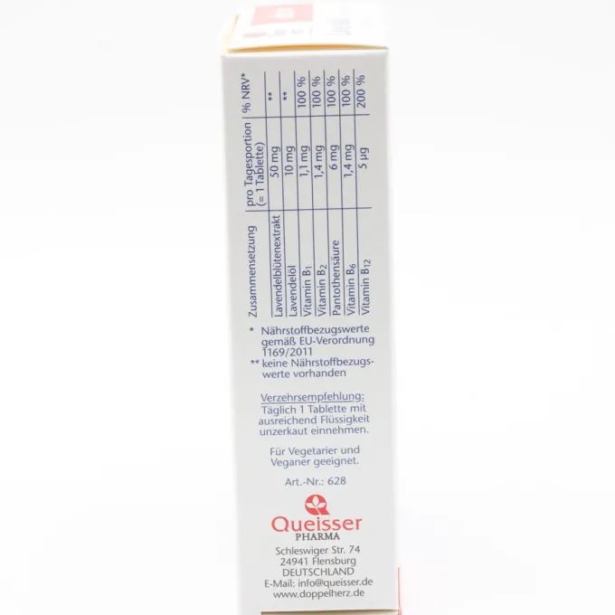 DOPPELHERZ Lavendel Extrakt+Öl Tabletten 30 Stück