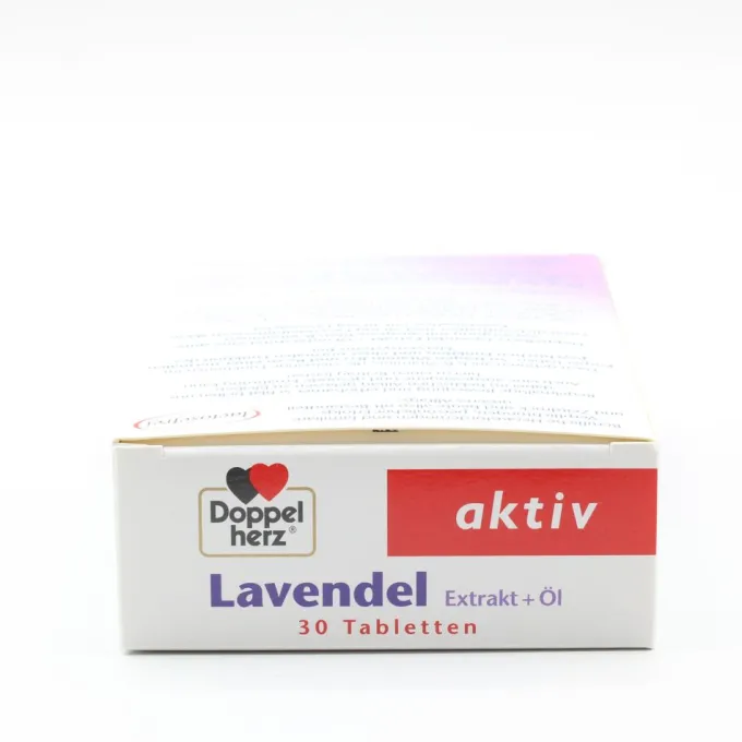 DOPPELHERZ Lavendel Extrakt+Öl Tabletten 30 Stück