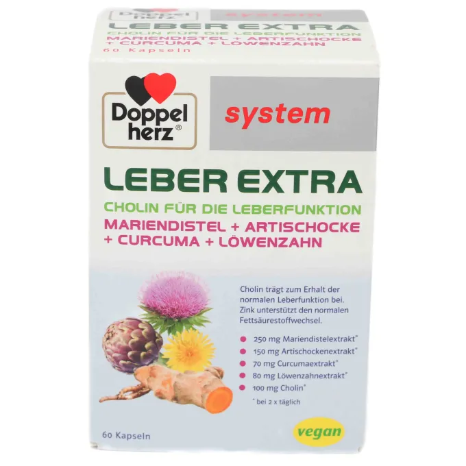 DOPPELHERZ Leber Extra system Kapseln 60 Stück