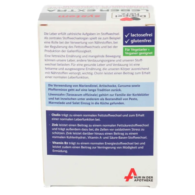 DOPPELHERZ Leber Extra system Kapseln 60 Stück
