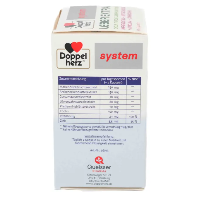 DOPPELHERZ Leber Extra system Kapseln 60 Stück