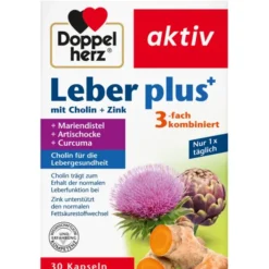 DOPPELHERZ Leber plus Kapseln 30 Stück