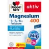 DOPPELHERZ Magnesium 400+B1+B6+B12+Folsäure Tabl. 120 Stück