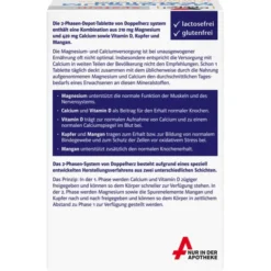 DOPPELHERZ Magnesium+Calc.+Kupfer+Mangan syst.Tab. 60 Stück