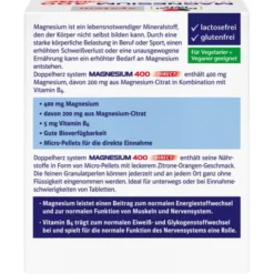 DOPPELHERZ Magnesium 400 DIRECT system Pellets 30 Stück