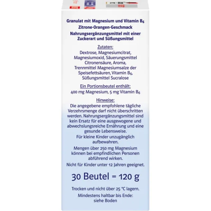 DOPPELHERZ Magnesium 400 DIRECT system Pellets 30 Stück