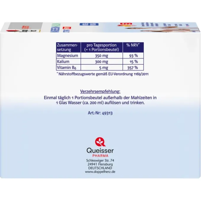 DOPPELHERZ Magnesium+Kalium Citrat system Granulat 40 Stück