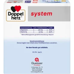 DOPPELHERZ Magnesium 400 Liquid system Trinkamp. 30 Stück