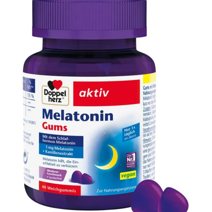 DOPPELHERZ Melatonin Gums 40 Stück