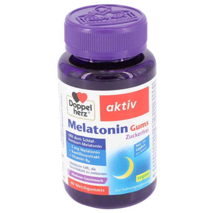 DOPPELHERZ Melatonin Gums 40 Stück