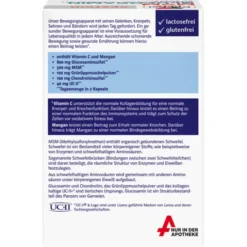 DOPPELHERZ MSM Glucosamin system Kapseln 60 Stück