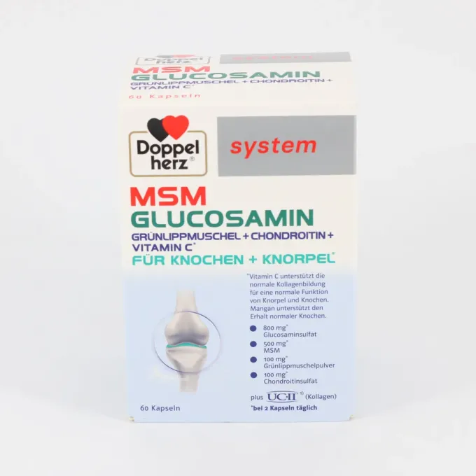 DOPPELHERZ MSM Glucosamin system Kapseln 60 Stück