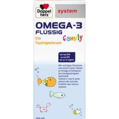 DOPPELHERZ Omega-3 flüssig family system 250 ml