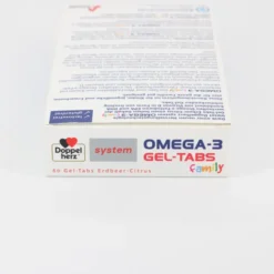 DOPPELHERZ Omega-3 Gel-Tabs family Erdb.Cit.system 60 Stück