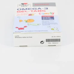 DOPPELHERZ Omega-3 Gel-Tabs family Erdb.Cit.system 60 Stück