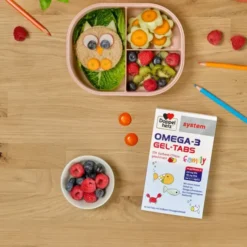 DOPPELHERZ Omega-3 Gel-Tabs family Erdb.Cit.system 60 Stück