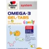 DOPPELHERZ Omega-3 Gel-Tabs family system 120 Stück
