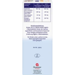 DOPPELHERZ Omega-3 Gel-Tabs family system 120 Stück