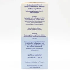 DOPPELHERZ Omega-3 Gel-Tabs family system 120 Stück