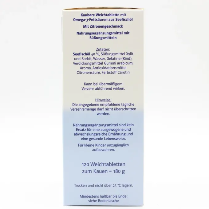 DOPPELHERZ Omega-3 Gel-Tabs family system 120 Stück