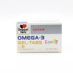 DOPPELHERZ Omega-3 Gel-Tabs family system 120 Stück