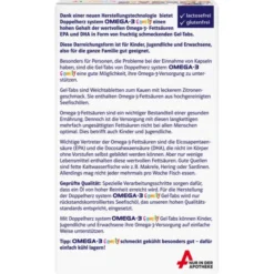DOPPELHERZ Omega-3 Gel-Tabs family system 120 Stück