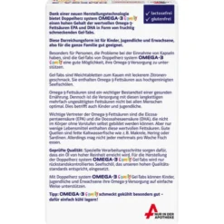 DOPPELHERZ Omega-3 Gel-Tabs family system 60 Stück
