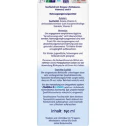 DOPPELHERZ Omega-3 Liquid system 150 ml