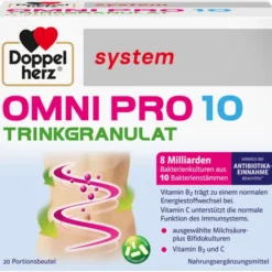 DOPPELHERZ Omni Pro 10 system Trinkgranulat 20 Stück