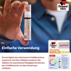 DOPPELHERZ Orthopro Immun Duo system Trinkampullen 7 Stück