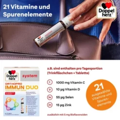 DOPPELHERZ Orthopro Immun Duo system Trinkampullen 7 Stück