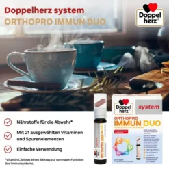 DOPPELHERZ Orthopro Immun Duo system Trinkampullen 7 Stück