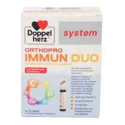 DOPPELHERZ Orthopro Immun Duo system Trinkampullen 7 Stück