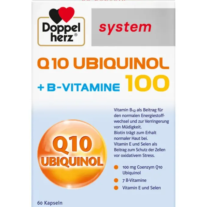 DOPPELHERZ Q10 Ubiquinol 100 system Kapseln 60 Stück