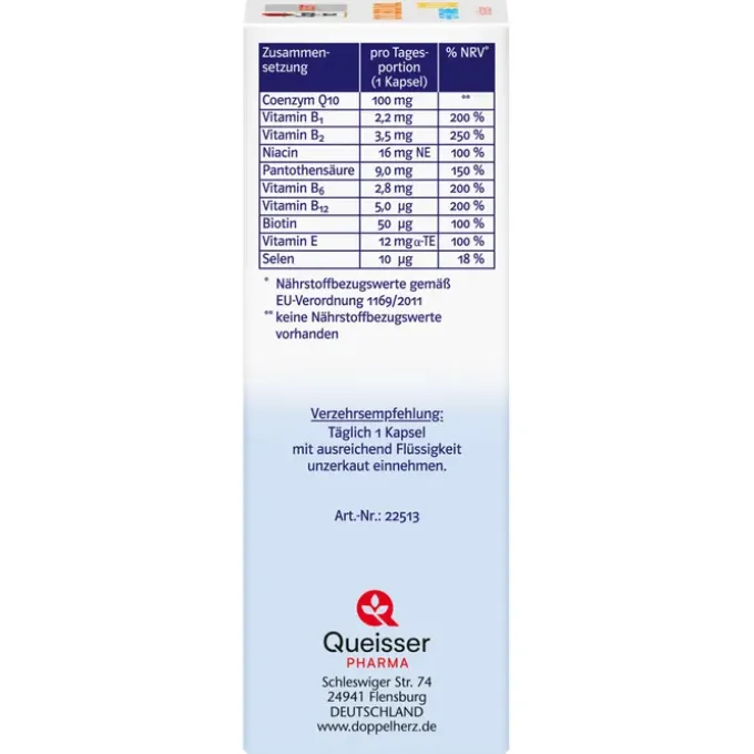 DOPPELHERZ Q10 Ubiquinol 100 system Kapseln 60 Stück