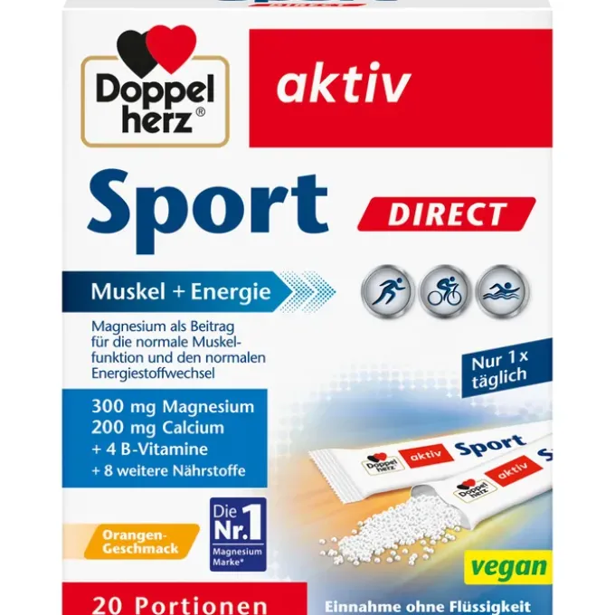 DOPPELHERZ Sport DIRECT Vitamine+Mineralien 20 Stück