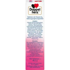 DOPPELHERZ Vitamin B12 500 Tabletten 120 Stück